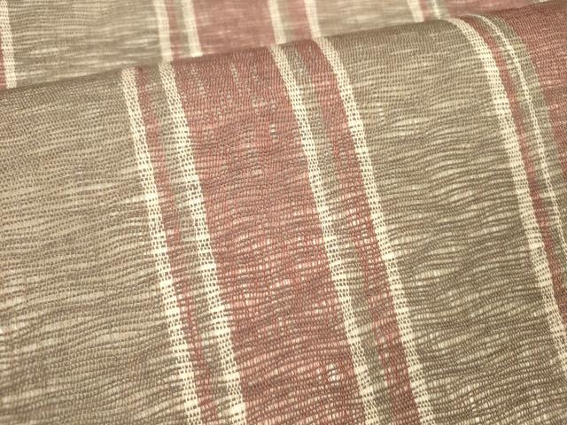 平和屋着物＊夏物 両面 全通柄袋帯 間道 正絹 逸品 DABC8437cm