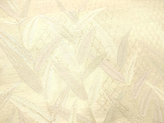 平和屋着物＊夏物 六通柄袋帯 すず風 銀糸 正絹 逸品 DABC8465cm