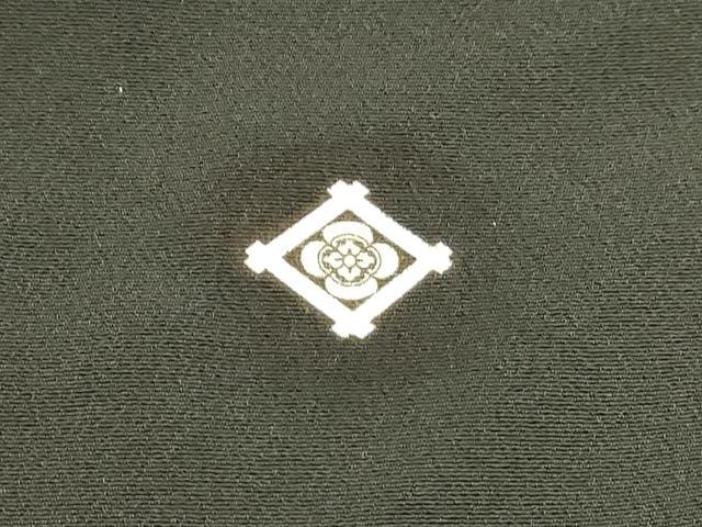平和屋着物■豪華黒留袖 作家物 駒刺繍 飛鶴松文 金銀彩 正絹 逸品 DABC8471cm