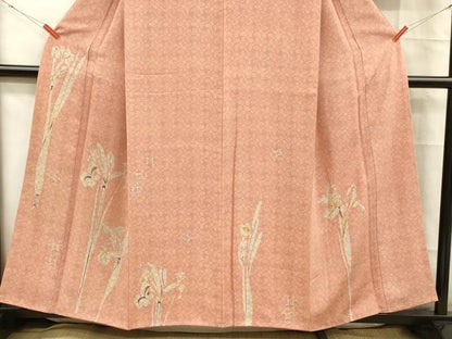 平和屋着物■訪問着　枝花文　正絹　逸品　未使用　DABC8483cm