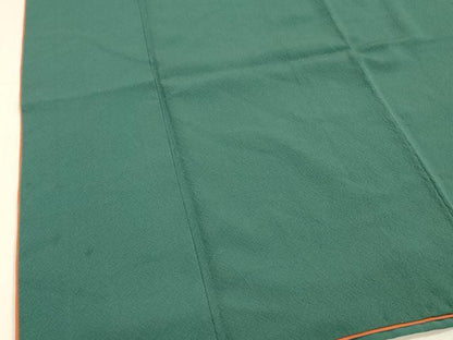 平和屋着物■上質な色無地　天鵞絨色　正絹　逸品　DABC8496cm