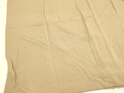 平和屋着物■上質な色無地　淡香色　正絹　逸品　DABC8498cm