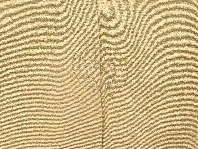 平和屋着物■上質な色無地　淡香色　正絹　逸品　DABC8498cm