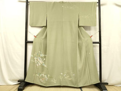 平和屋着物■訪問着　作家物　人物風景文　正絹　逸品　DABC8500cm