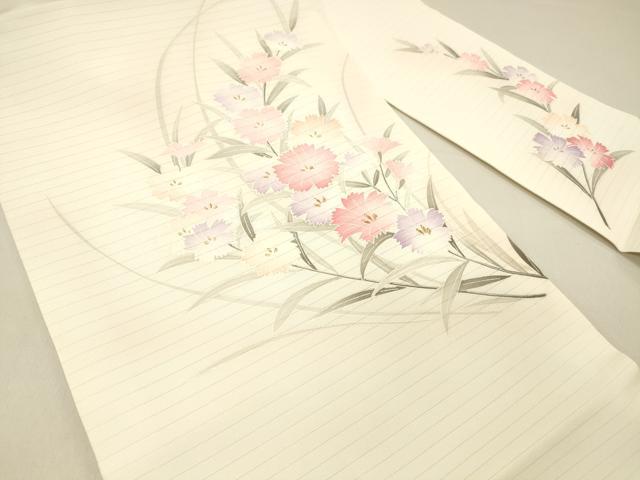 平和屋着物＊夏物 九寸名古屋帯 草花文 DABC8516cm