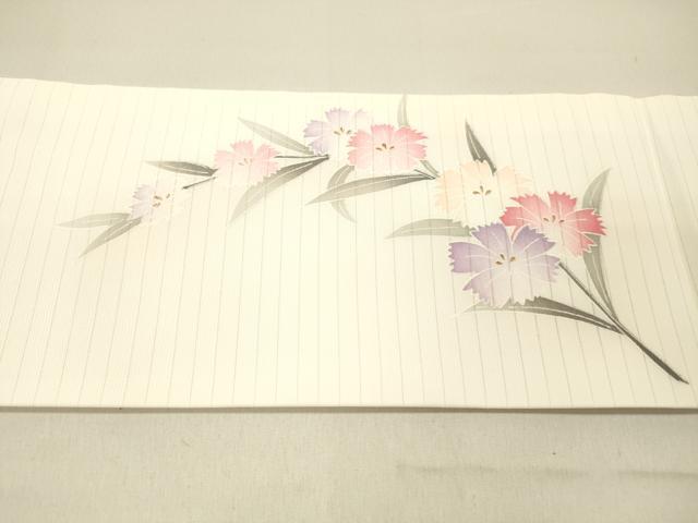 平和屋着物＊夏物 九寸名古屋帯 草花文 DABC8516cm