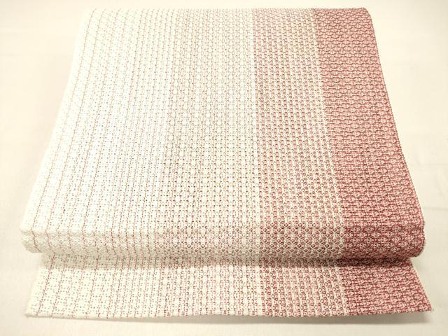 平和屋着物＊夏物 八寸名古屋帯 間道 DABC8517cm