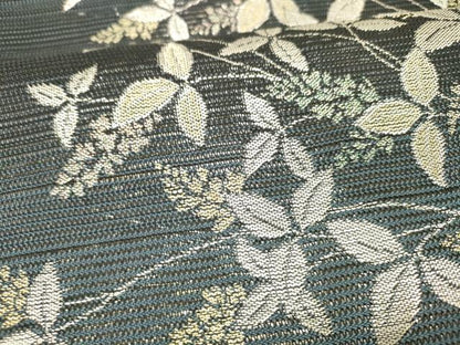 平和屋着物＊夏物 六通柄 京袋帯 草葉文 金銀糸 DABC8518cm