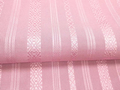 平和屋着物＊夏物 博多織 八寸名古屋帯 献上 桃色 DABC8526cm