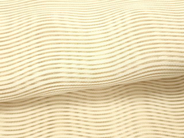 平和屋着物＊夏物 絽綴れ 八寸名古屋帯 よろけ縞 正絹 逸品 DABC8528cm