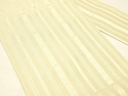 平和屋着物＊夏物　博多織　八寸名古屋帯　献上　丁子色　DABC8533cm