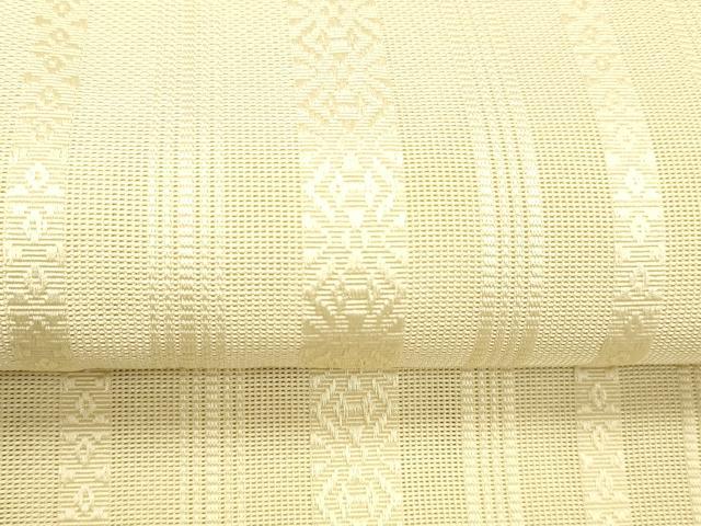 平和屋着物＊夏物　博多織　八寸名古屋帯　献上　丁子色　DABC8533cm 平和屋着物＊夏物 八寸名古屋帯 博多帯 献上 化繊 未使用 CAAW8931oyの