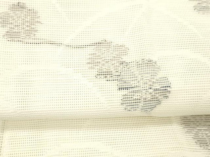 平和屋着物＊夏物 八寸名古屋帯 舞花文 DABC8534cm