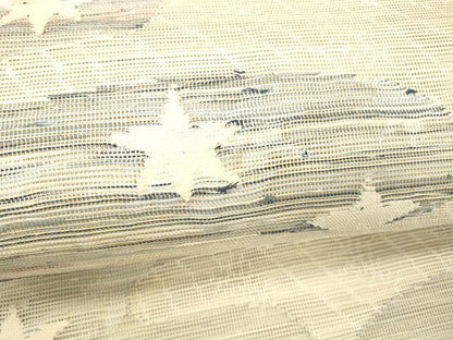 平和屋着物＊夏物 八寸名古屋帯 草花文 正絹 逸品 DABC8539cm