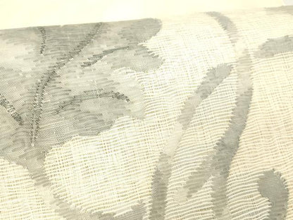 平和屋着物＊夏物 太鼓柄袋帯 葡萄蔦の葉文 金銀糸 正絹 逸品 DABC8560cm