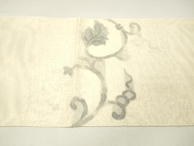 平和屋着物＊夏物 太鼓柄袋帯 葡萄蔦の葉文 金銀糸 正絹 逸品 DABC8560cm