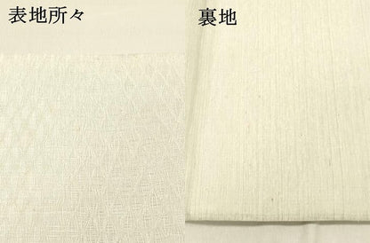 平和屋着物＊夏物 太鼓柄袋帯 櫛織 枝葉文 正絹 逸品 DABC8565cm