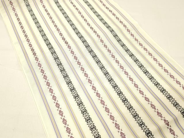 平和屋着物＊夏物 本場筑前博多織 八寸名古屋帯 紗献上 やまと誂製 正絹 逸品 DABC8576cm