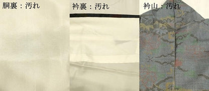 平和屋着物■本場大島紬 7マルキ 地紙草花文 正絹 逸品 DABC8595cm