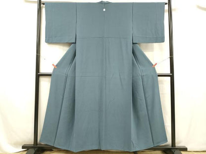 平和屋着物■上質な色無地　古都乃舞　薄花色　証紙付き　正絹　逸品　DABC8602cm