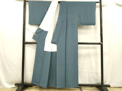 平和屋着物■上質な色無地　古都乃舞　薄花色　証紙付き　正絹　逸品　DABC8602cm