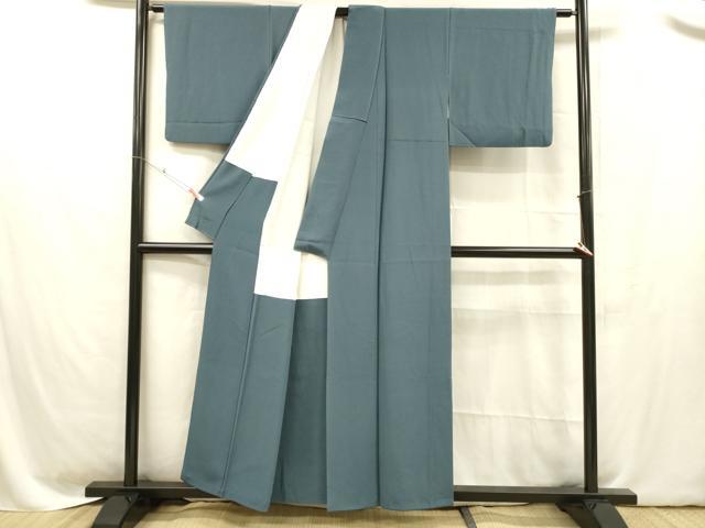 平和屋着物■上質な色無地　古都乃舞　薄花色　証紙付き　正絹　逸品　DABC8602cm