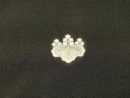 平和屋着物■豪華黒留袖 御所車鳳凰梅松文 金彩 正絹 逸品 DABC8607cm