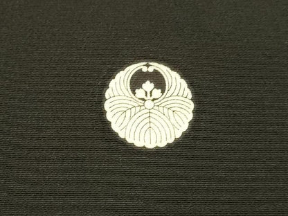 平和屋着物■豪華黒留袖 駒刺繍 草花文 暈し染め 金彩 正絹 逸品 DABC8609cm