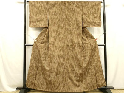 平和屋着物■上質な紬 霞文 正絹 逸品 未使用 DABC8621cm