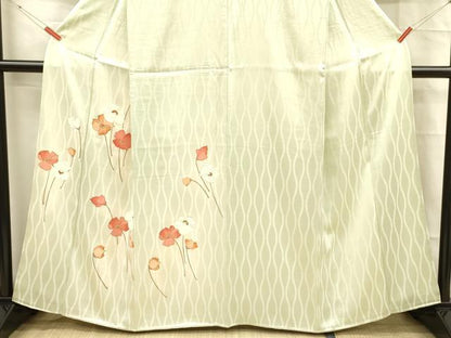 平和屋着物■訪問着 枝花文 金彩 正絹 逸品 DABC8623cm