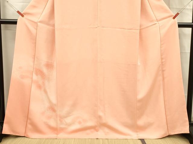 平和屋着物■色留訪問着 流水草花文 暈し染め 正絹 逸品 DABC8624cm