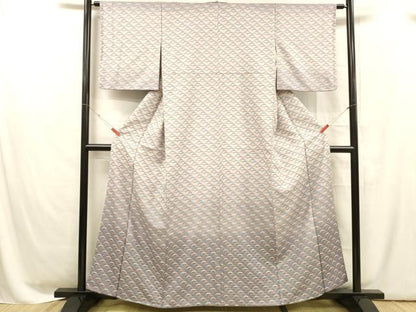 平和屋着物■訪問着 雪芝文 暈し染め 金彩 正絹 逸品 DABC8627cm