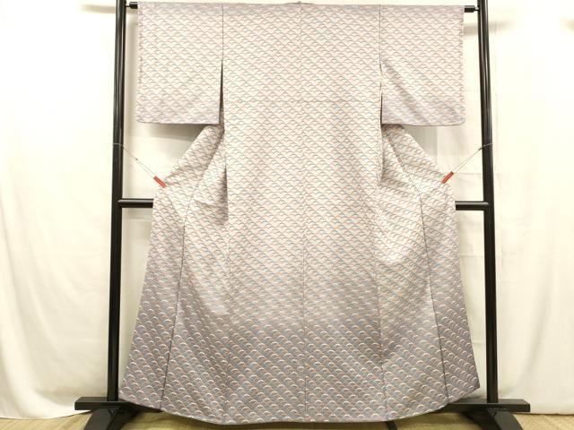 平和屋着物■訪問着 雪芝文 暈し染め 金彩 正絹 逸品 DABC8627cm