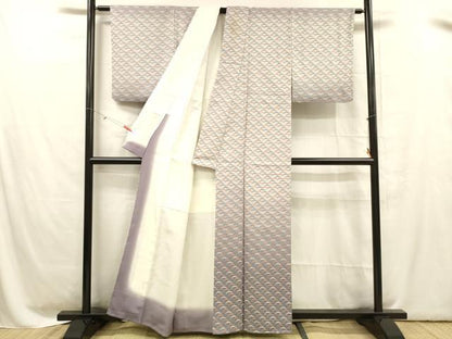 平和屋着物■訪問着 雪芝文 暈し染め 金彩 正絹 逸品 DABC8627cm