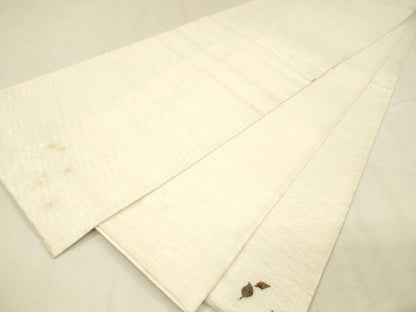 平和屋着物＊夏物 太鼓柄袋帯 柿渋すくい 梟 反端付き 正絹 逸品 DABC8632cm