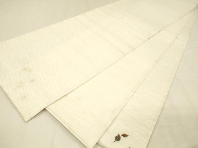 平和屋着物＊夏物 太鼓柄袋帯 柿渋すくい 梟 反端付き 正絹 逸品 DABC8632cm