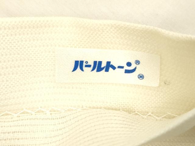 平和屋着物＊夏物　六通柄袋帯　唐織　抽象文様　金銀糸　正絹　逸品　DABC8647cm