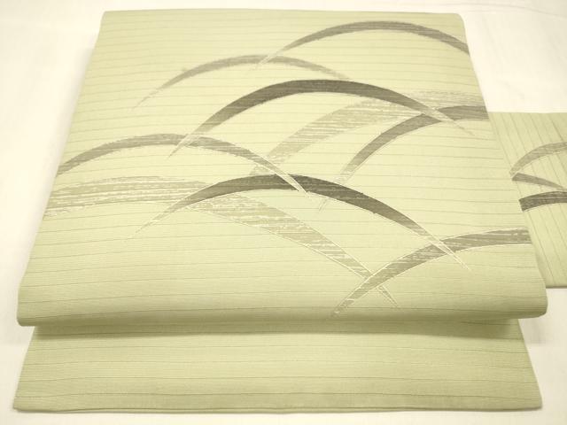 平和屋着物＊夏物 九寸名古屋帯 芝文 DABC8652cm