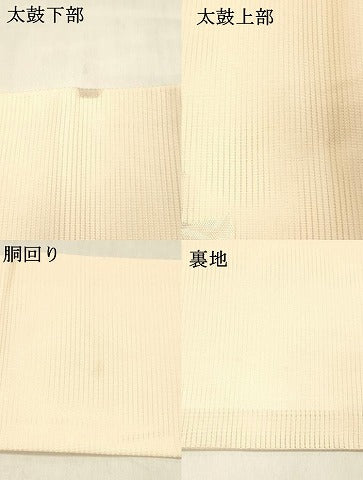 平和屋着物＊夏物 九寸名古屋帯 草花文 銀糸 正絹 逸品 DABC8653cm