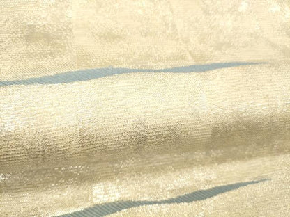 平和屋着物＊夏物 六通柄袋帯 抽象文様 銀糸 引箔 正絹 逸品 DABC8665cm