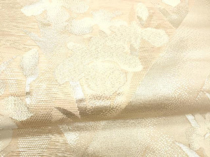平和屋着物＊夏物 六通柄袋帯 杜若 銀糸 正絹 逸品 DABC8692cm
