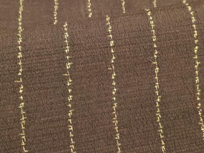 平和屋着物■上質な紬 間道 正絹 逸品 DABC8711cm