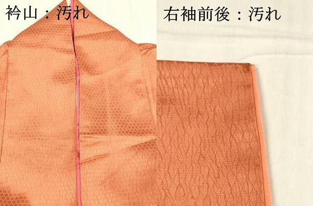 平和屋着物■訪問着 草花文 暈し染め 金彩 正絹 逸品 DABC8740cm