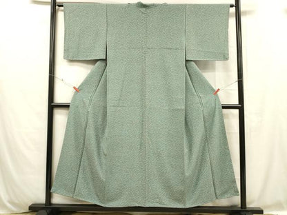 平和屋着物■上質な小紋 松葉文 正絹 逸品 DABC8753cm