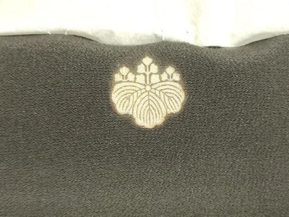 平和屋着物■豪華黒留袖 駒刺繍 蔦の葉文 金彩 正絹 逸品 未使用 DABC8759cm