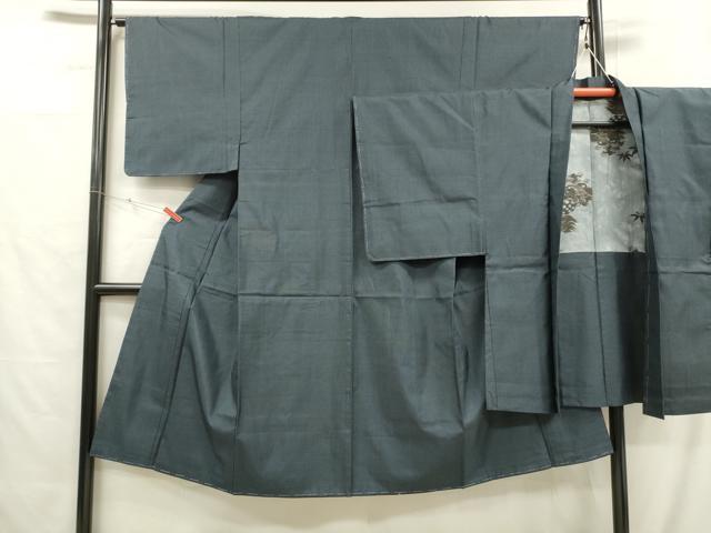 平和屋着物■男性 本場大島紬 アンサンブル 7マルキ 幾何学文様 正絹 逸品 DABC8763cm