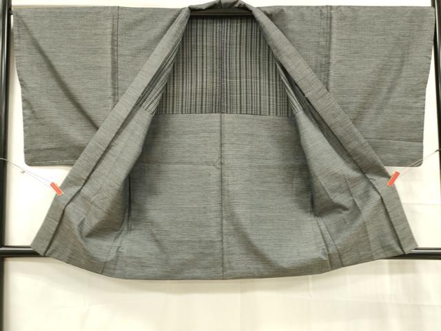 平和屋着物■男性 本場大島紬 アンサンブル 亀甲柄 正絹 逸品 DABC8768cm