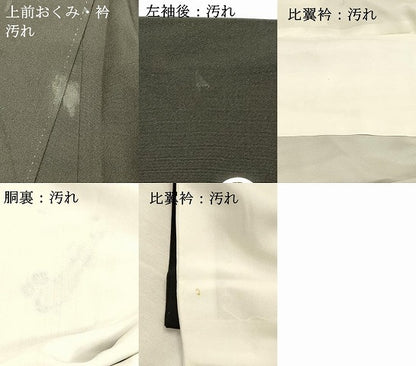 平和屋着物■豪華黒留袖 風景文 暈し染め 金彩 正絹 逸品 DABC8773cm