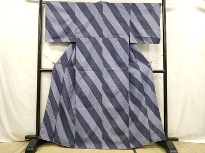 平和屋着物■小紋 舞花文 洗える着物 DABC8777cm