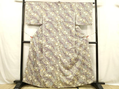 平和屋着物■小紋 絞り 辻が花 洗える着物 DABC8778cm
